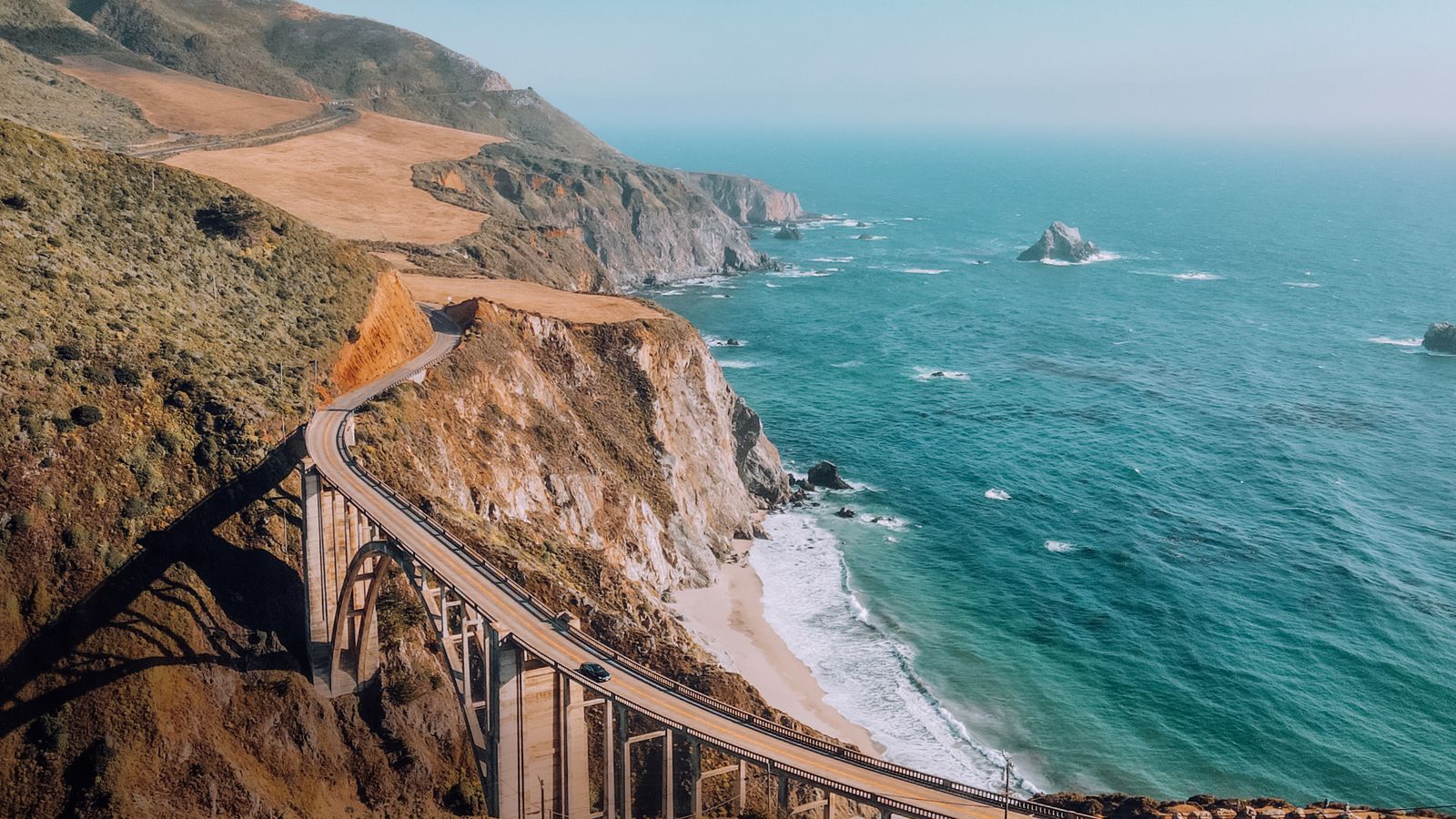 Bixby Creek Bridge on California's Big Sur coastline